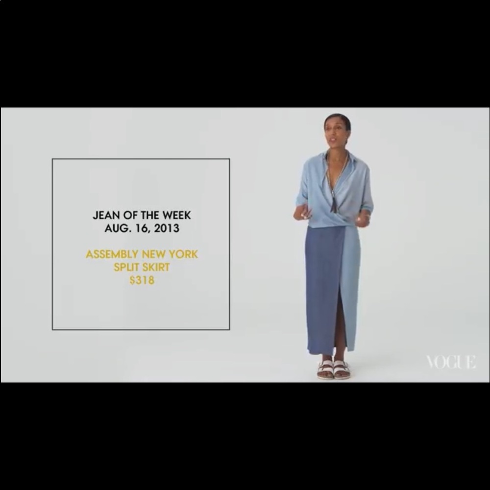 Assembly New York split skirt